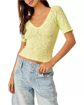 Футболка Free People Francis Tee, цвет Early Bloomer