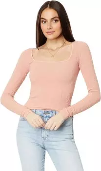 Футболка Free People Have It All Long Sleeve, цвет Smoke Rose