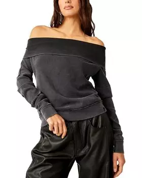 Футболка Free People Not The Same, черный