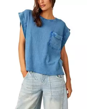 Футболка Free People Our Time, синий