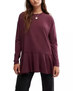 Футболка Free People Paris Tee, цвет Vineyard Grape
