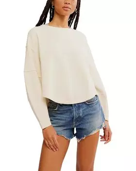 Футболка Free People Total Eclipse Tee, слоновая кость