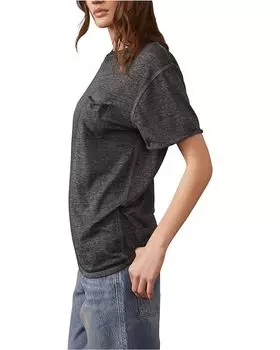 Футболка Free People Vella Tee, черный
