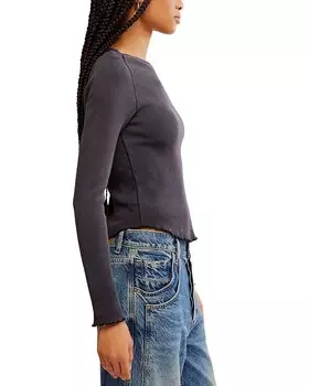 Футболка Free People We The Free Easy Does It, черный