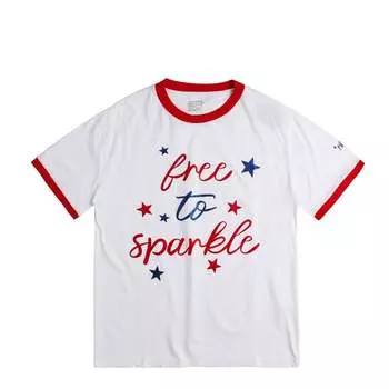 Футболка Free To Sparkle T-Shirt Rassvet, белый