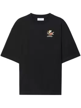Футболка Fresco Bookish Off-White, черный
