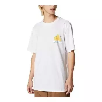 Футболка fresh lemon tee 'white' Converse, белый