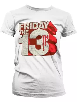 Футболка Friday The 13th, белый