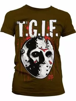 Футболка Friday The 13th, коричневый