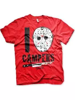 Футболка Friday The 13th, красный