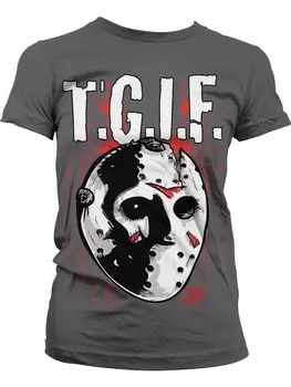 Футболка Friday The 13th, серый