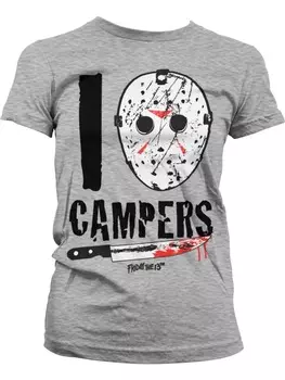 Футболка Friday The 13th, серый