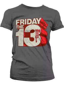 Футболка Friday The 13th, серый