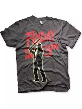 Футболка Friday The 13th, серый