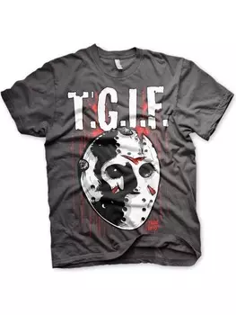 Футболка Friday The 13th, серый