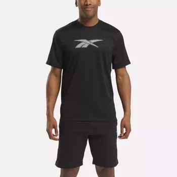 Футболка Front Vector Performance Reebok, черный
