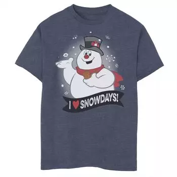 Футболка Frosty The Snowman I Love Snowdays для мальчиков 8–20 лет с рисунком Licensed Character