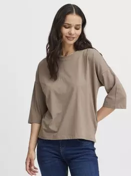 Футболка frsiva tee 4 Fransa, коричневый