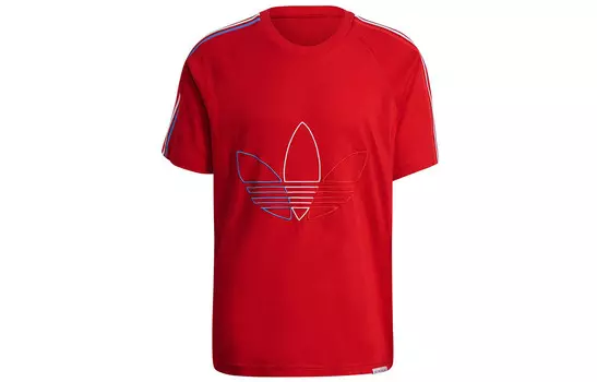 Футболка Fto мужская алая Adidas Originals, цвет Scarlet