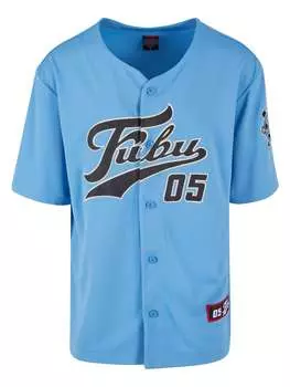 Футболка FUBU, цвет light blue/black/creme