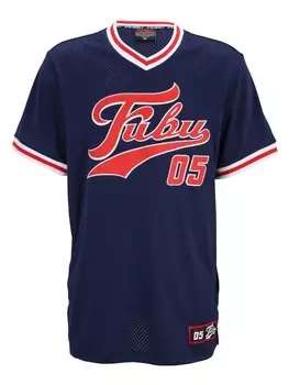 Футболка FUBU s, цвет navy/red/white