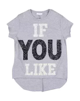 Футболка Fun & Fun, светло-серый