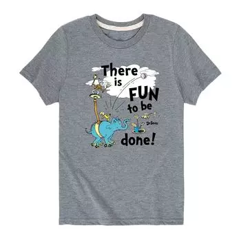 Футболка Fun To Be Done для мальчиков 8–20 лет с рисунком Доктора Сьюза Licensed Character