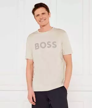 Футболка футболка активная Slim fit Boss Green, желтый
