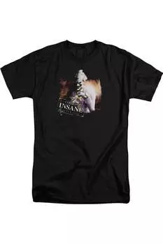 Футболка / футболка Batman Arkham City Certified Insane с коротким рукавом для взрослых Gildan, черный