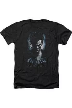 Футболка/футболка Batman Arkham Origins Joker Adult Heather Gildan, черный