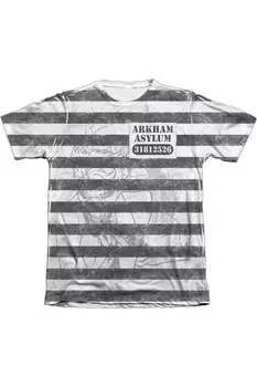 Футболка / футболка Batman Arkhams Finest Adult 65/35 Poly/Cotton с коротким рукавом Gildan, белый