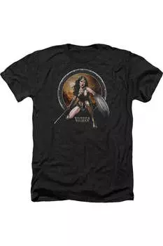 Футболка / футболка Batman V Superman Batlle Zone для взрослых Heather Gildan, черный