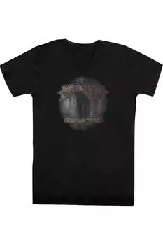 Футболка/футболка Bon Jovi New Jersey с коротким рукавом и V-образным вырезом для взрослых из премиального хлопка Gildan, черный