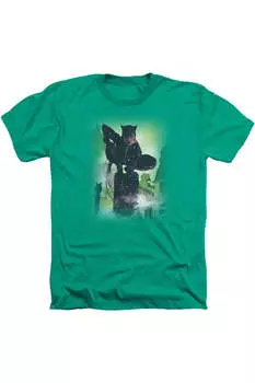 Футболка / футболка для взрослых Batman Catwoman #63 Cover Heather Gildan, цвет kelly green