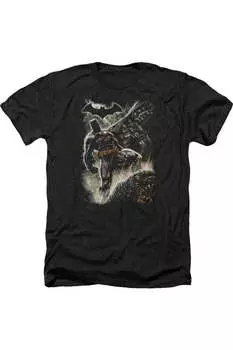 Футболка/футболка для взрослых Batman Family Heather Gildan, черный