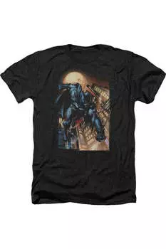 Футболка/футболка для взрослых Batman The Dark Knight #1 Heather Gildan, черный