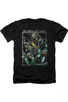 Футболка / футболка для взрослых «Бэтмен, который смеется» для Heather Gildan, черный