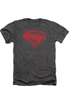 Футболка / футболка для взрослых «Бэтмен против Супермена» с брызгами Gildan, цвет charcoal