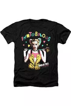 Футболка / футболка для взрослых Birds Of Prey Fantabulous Heather Gildan, черный