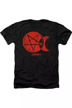 Футболка/футболка для взрослых «Леденящие душу приключения Сабрины Темная Луна» Gildan, черный