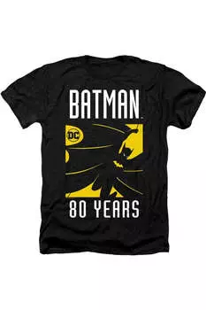 Футболка/футболка для взрослых с изображением силуэта Бэтмена Gildan, черный