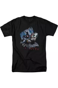 Футболка / футболка для взрослых с коротким рукавом Batman Arkham City Jokes On You! Gildan, черный