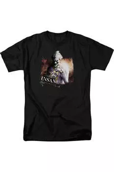 Футболка / футболка для взрослых с коротким рукавом Batman Arkham City Certified Insane Gildan, черный