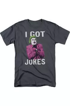 Футболка / футболка для взрослых с коротким рукавом Batman Classic Tv Got Jokes Gildan, цвет charcoal