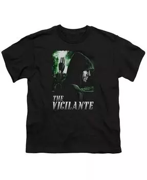 Футболка/футболка с коротким рукавом для мальчиков Star City Defender Arrow, черный