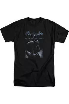 Футболка / футболка с коротким рукавом для взрослых Batman Arkham Origins Perched Cat Gildan, черный