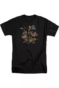 Футболка / футболка с коротким рукавом для взрослых Batman Arkham City About To Begin Gildan, черный