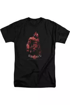 Футболка / футболка с коротким рукавом для взрослых Batman Arkham Knight Knight Gildan, черный