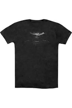 Футболка/футболка с логотипом Batman V Superman Bw для взрослых Heather Gildan, черный