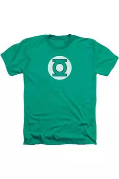 Футболка/футболка с логотипом DC Comics Green Lantern для взрослых Heather Gildan